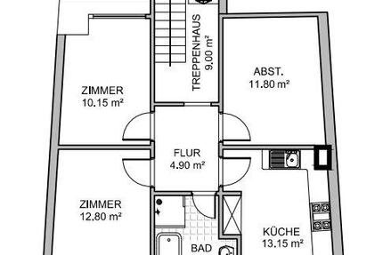 Wohnung Brey - 3 Zimmer, 50 m&sup2;, 500&euro; | Angebot:26592177
