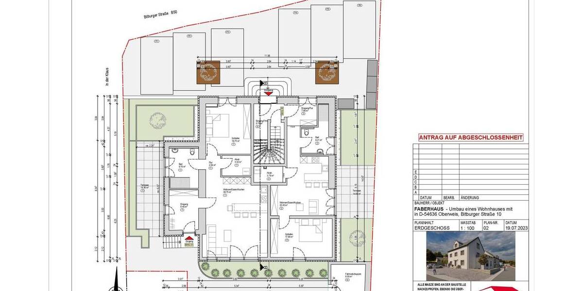 Etagenwohnung Oberweis - 2 Zimmer, 86 m&sup2;, 990&euro; | Angebot:26554987