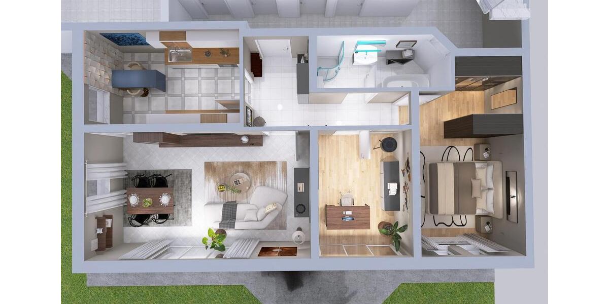 Terrassenwohnung Donaueschingen - 3 Zimmer, 85 m&sup2;, 890&euro; | Angebot:26672292