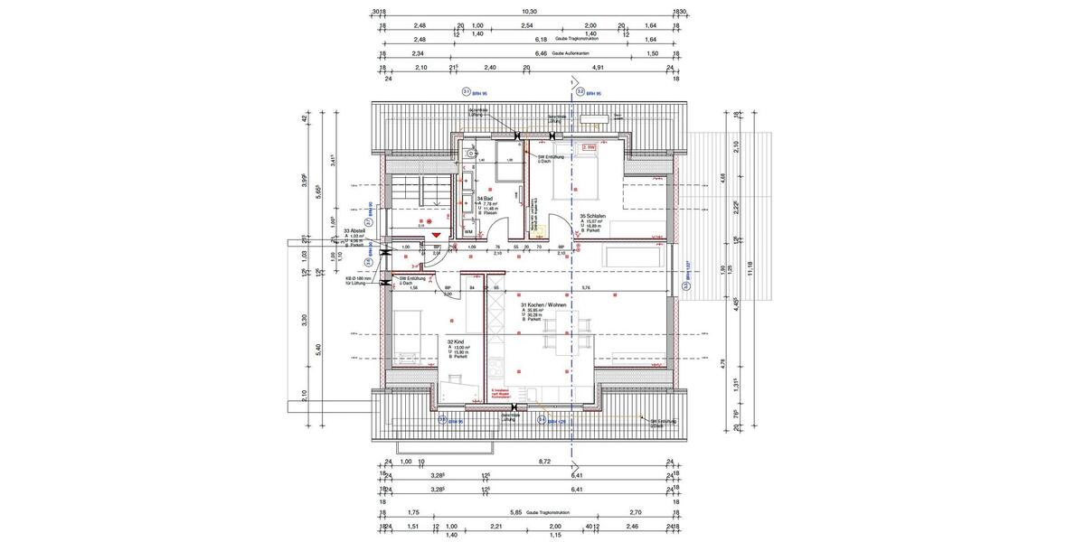 Dachgeschoßwohnung Weinstadt - 3 Zimmer, 71 m&sup2;, 1.050&euro; | Angebot:26525479