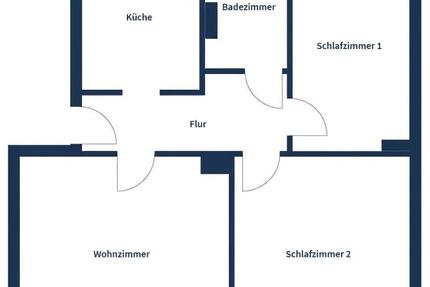 Wohnung Genthin - 3 Zimmer, 65 m&sup2;, 470&euro; | Angebot:26699404