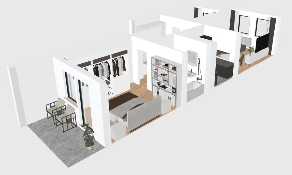 Etagenwohnung Magdeburg Alt Olvenstedt - 3 Zimmer, 58 m&sup2;, 314&euro; | Angebot:26701998
