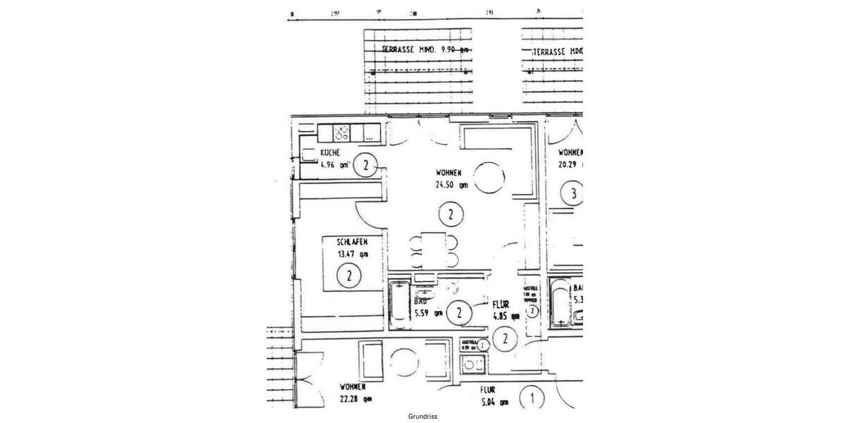 Terrassenwohnung Coswig - 2 Zimmer, 58 m&sup2;, 610&euro; | Angebot:26594651