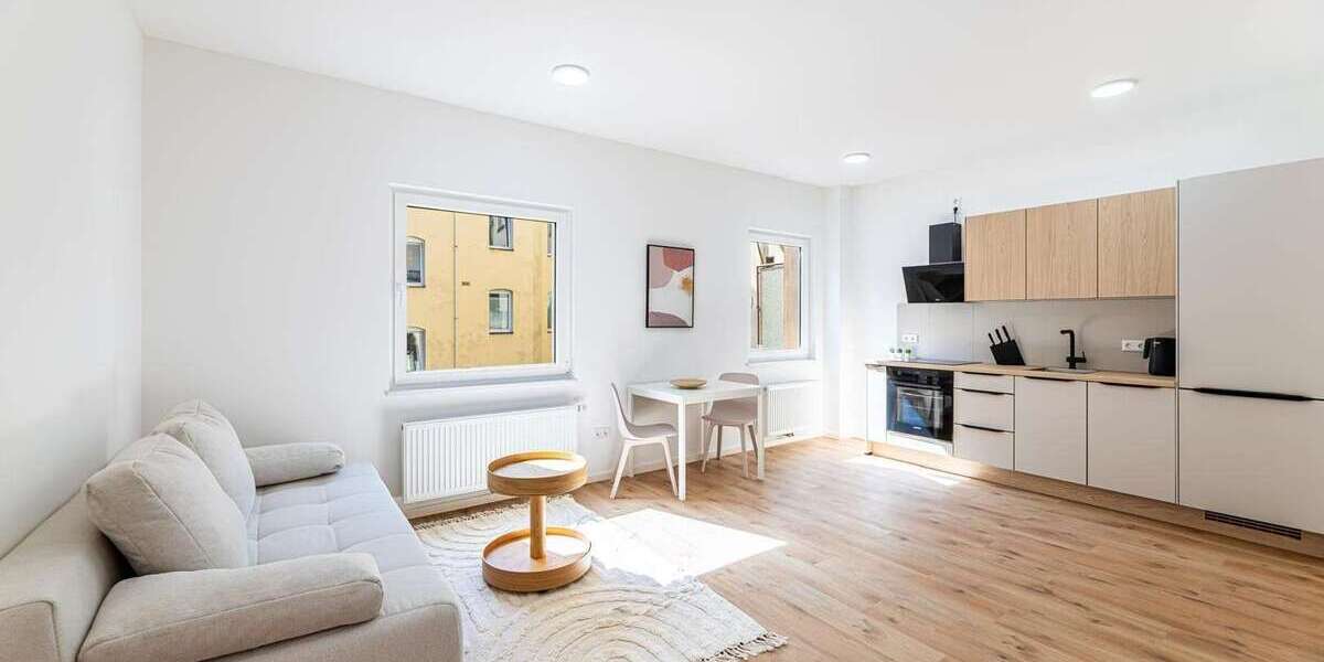 Etagenwohnung Nürnberg Schoppershof - 2 Zimmer, 60 m&sup2;, 1.140&euro; | Angebot:27296740