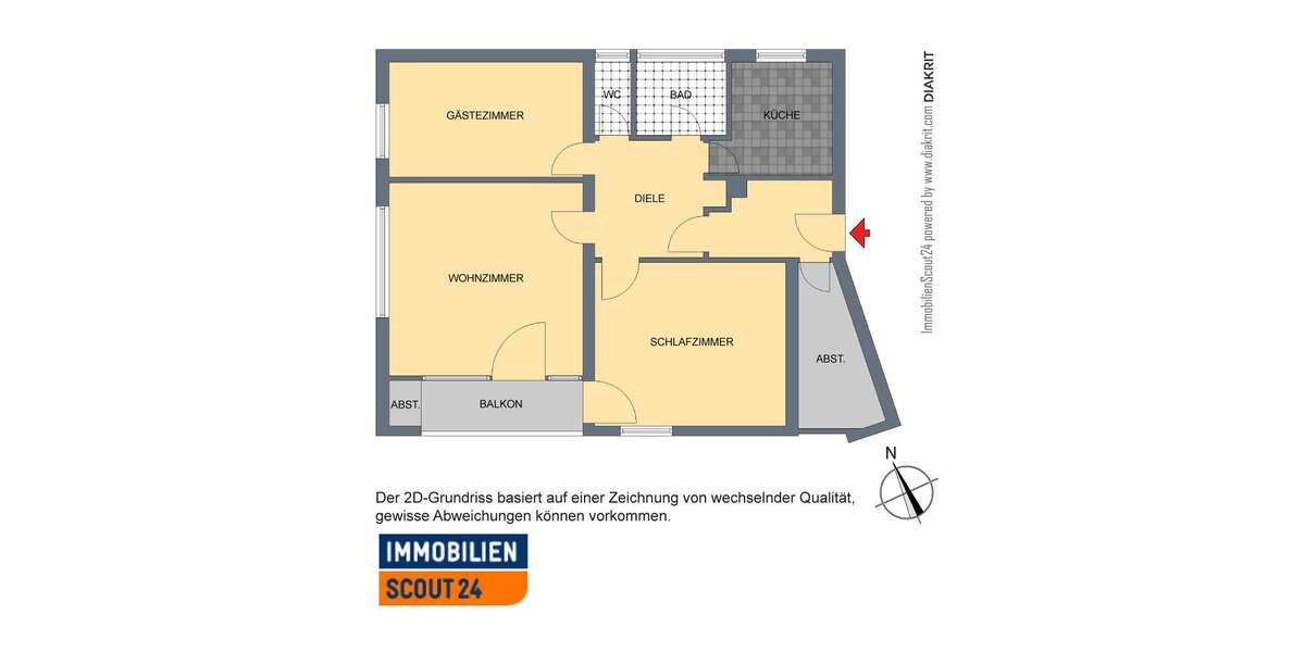 Etagenwohnung Bad Waldsee Waldsee - 3 Zimmer, 78 m&sup2;, 750&euro; | Angebot:25989256