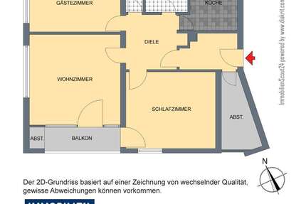 Wohnung Bad Waldsee Waldsee - 3 Zimmer, 78 m&sup2;, 750&euro; | Angebot:25989256
