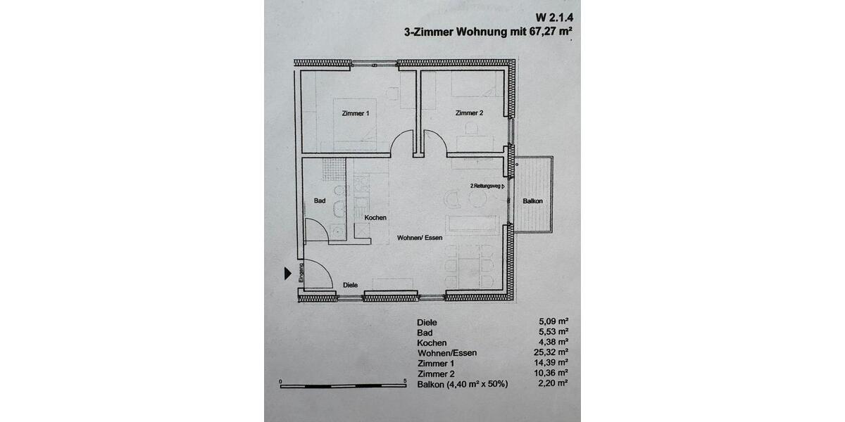 Etagenwohnung Potsdam - 3 Zimmer, 67 m&sup2;, 1.300&euro; | Angebot:26662768