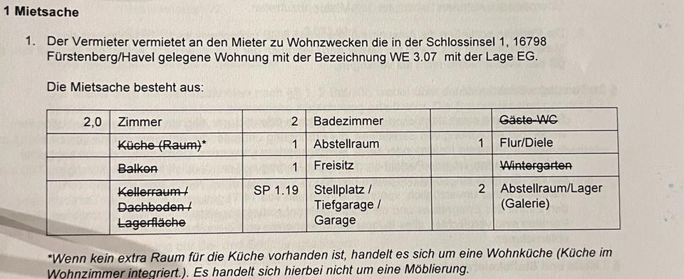 Terrassenwohnung Rheinsberg - 2 Zimmer, 111 m&sup2;, 1.772&euro; | Angebot:26432631