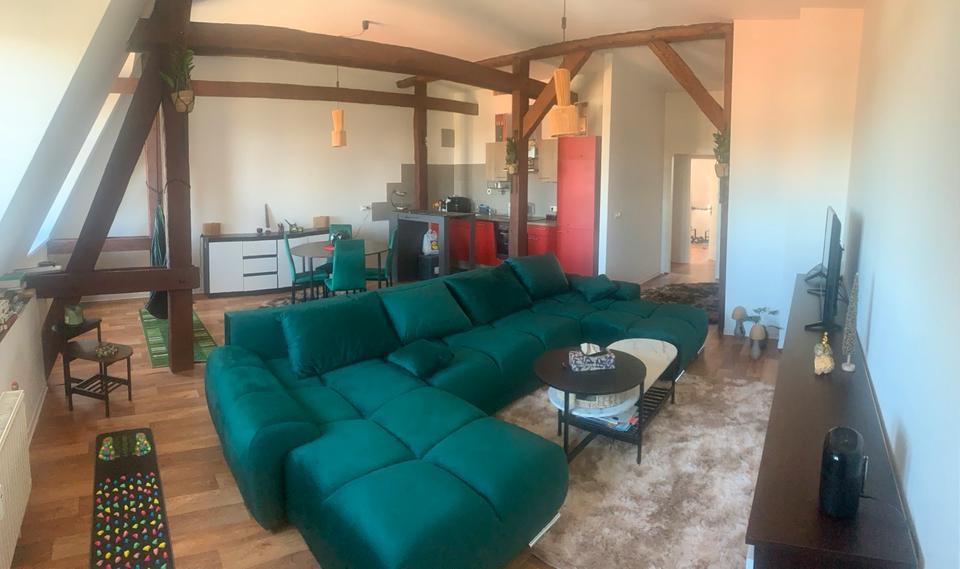 Dachgeschoßwohnung Görlitz Biesnitz - 2 Zimmer, 75 m&sup2;, 500&euro; | Angebot:26302596