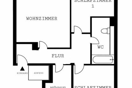 Wohnung Düsseldorf Stadtbezirk 6 - 3 Zimmer, 75 m&sup2;, 975&euro; | Angebot:24783808