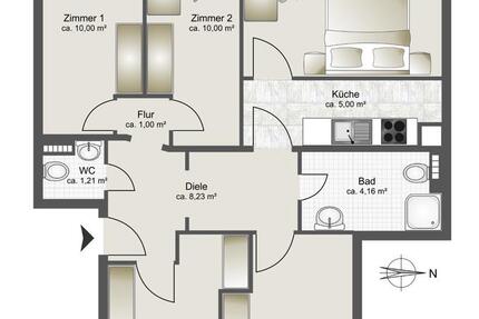 Wohnen auf Zeit München Bogenhausen - 5 Zimmer, 11 m&sup2;, 825&euro; | Angebot:25882918