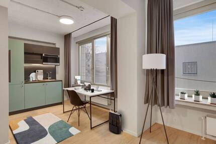 Zentral + modern: Möbliertes 1-Zimmer-Apartment zentral in Köln-Ehrenfeld | Maxi Studio