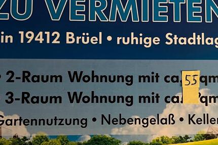 Wohnung Brüel - 2 Zimmer, 55 m&sup2;, 519&euro; | Angebot:24826997