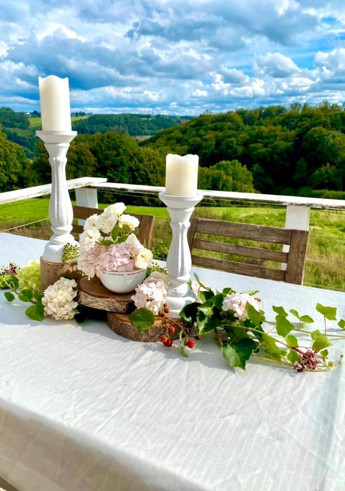 Romantisches Backhaus Garten Location Veranda Balkon Schwedenofen