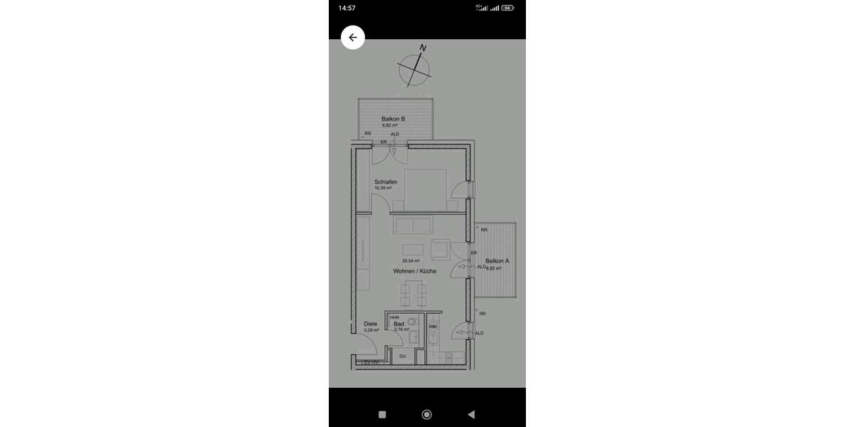 Wohnen auf Zeit Freising Am Vogelherd - 2 Zimmer, 55 m&sup2;, 1.500&euro; | Angebot:24589817