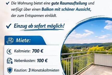 Wohnung Wächtersbach - 3 Zimmer, 75 m&sup2;, 800&euro; | Angebot:25512355