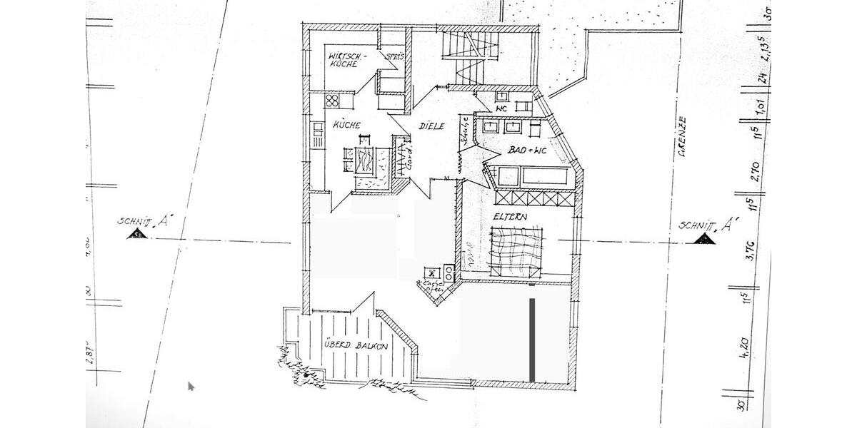 3,5 Zim. Wohnung, Einbauküche, Fußbodenheiz. HWR, Keller, Winterg 3.5 zimmer