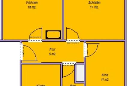 Wird frei: 3R-Wohnung, Garten optional 3 zimmer