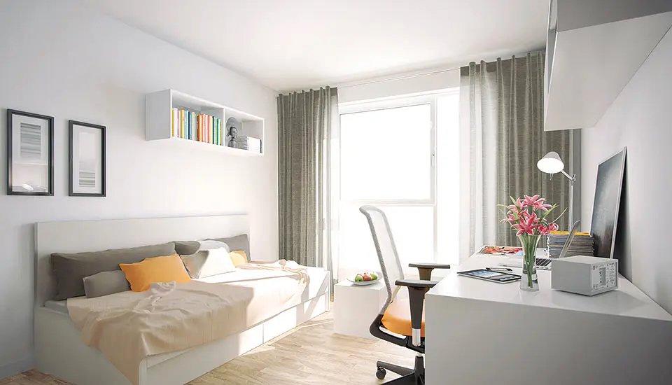 Wohnen auf Zeit Frankfurt am Main Gallus - 1 Zimmer, 22 m&sup2;, 866&euro; | Angebot:26597641