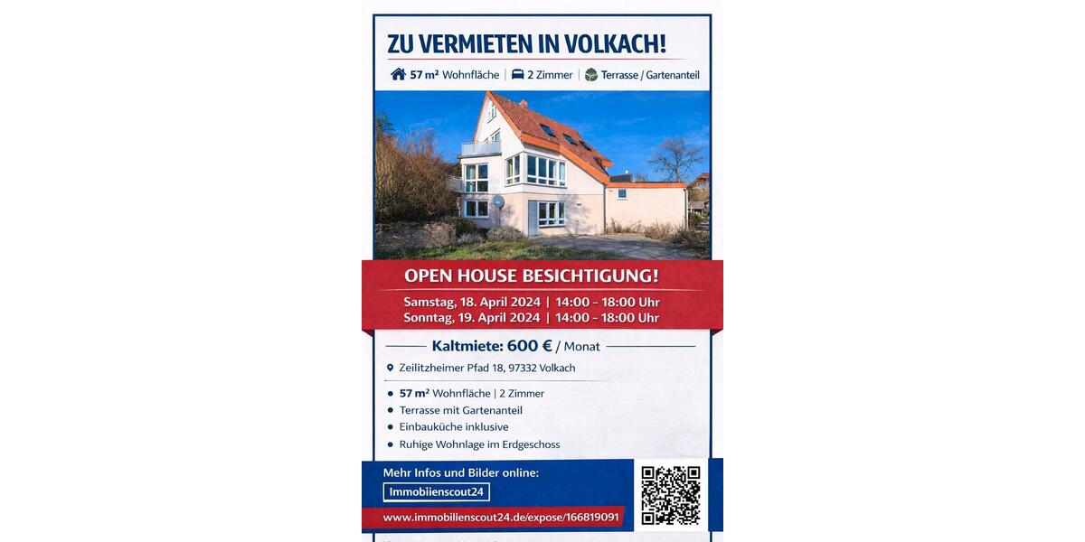 Etagenwohnung Volkach - 600&euro; | Angebot:26125888