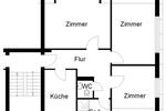 Dachgeschoßwohnung Osnabrück Dodesheide - 3 Zimmer, 74 m&sup2;, 788&euro; | Angebot:24365050