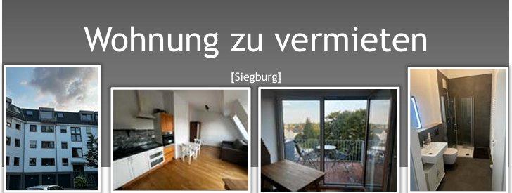 Dachgeschoßwohnung Siegburg - 1 Zimmer, 32 m&sup2;, 550&euro; | Angebot:27621893