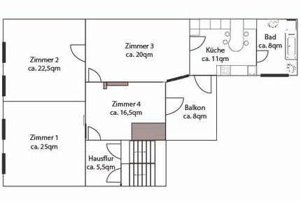 Wohnung Aken (Elbe) - 3.5 Zimmer, 111 m&sup2;, 666&euro; | Angebot:26614496