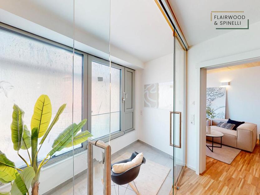 Moderne 2-Zimmer-Wohnung mit Wintergarten zimmer