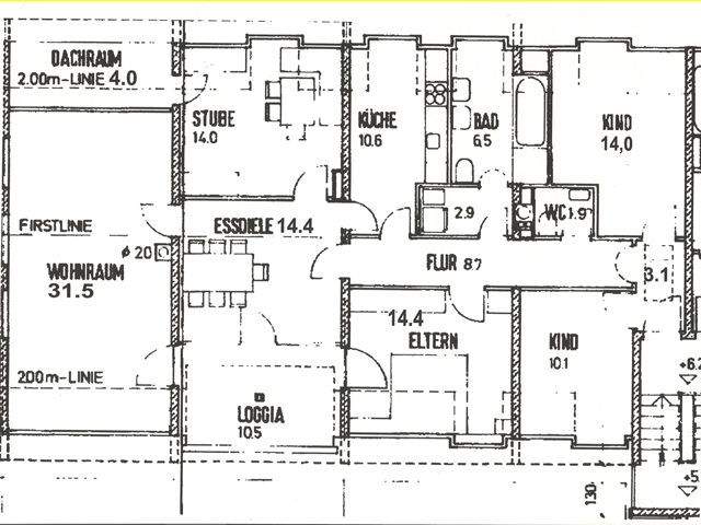 Etagenwohnung München Trudering-Riem - 6 Zimmer, 142 m&sup2;, 1.900&euro; | Angebot:26141129