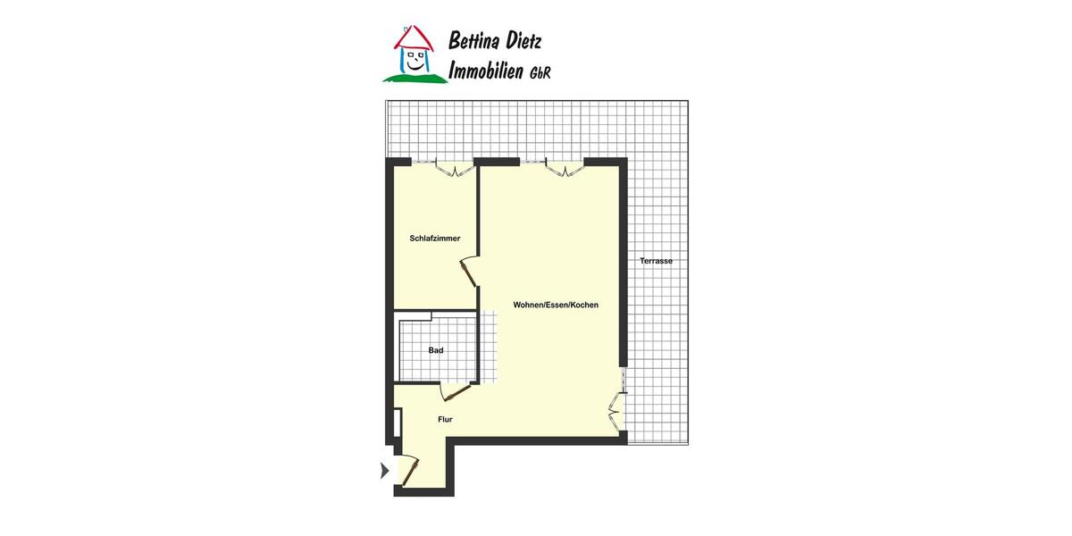 Erdgeschoßwohnung Rödermark - 2 Zimmer, 92 m&sup2;, 1.018&euro; | Angebot:24785025