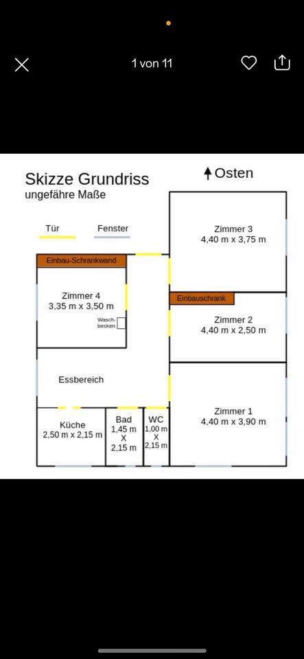 WG-Zimmer in möblierter Wohnung – zentrale Lage Freudenstadt