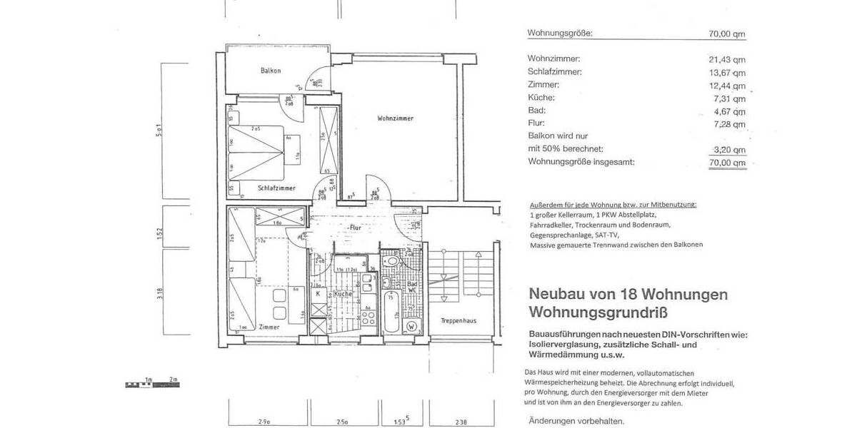 Etagenwohnung Wustrow Blütlingen - 3 Zimmer, 70 m&sup2;, 420&euro; | Angebot:25661037