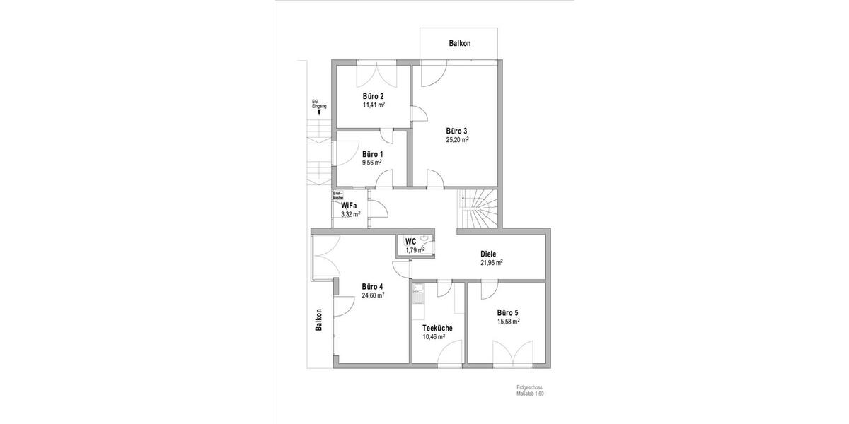 Büro mit großem Potenzial in ruhiger Lage in Flein zu vermieten zimmer