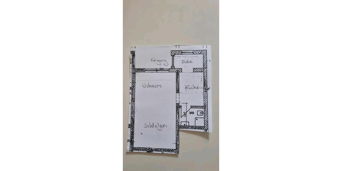 Erdgeschoßwohnung Bad Hersfeld - 1.5 Zimmer, 40 m&sup2;, 730&euro; | Angebot:26505421