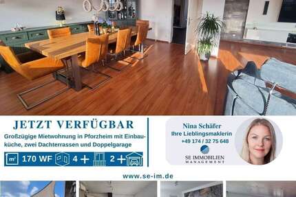 Wohnung zum Mieten in Pforzheim 1.200 € 170 m² 4 zimmer