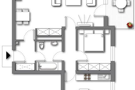 Viechtach tolle 2,5 Zi. Wohnung zu vermieten 2 zimmer