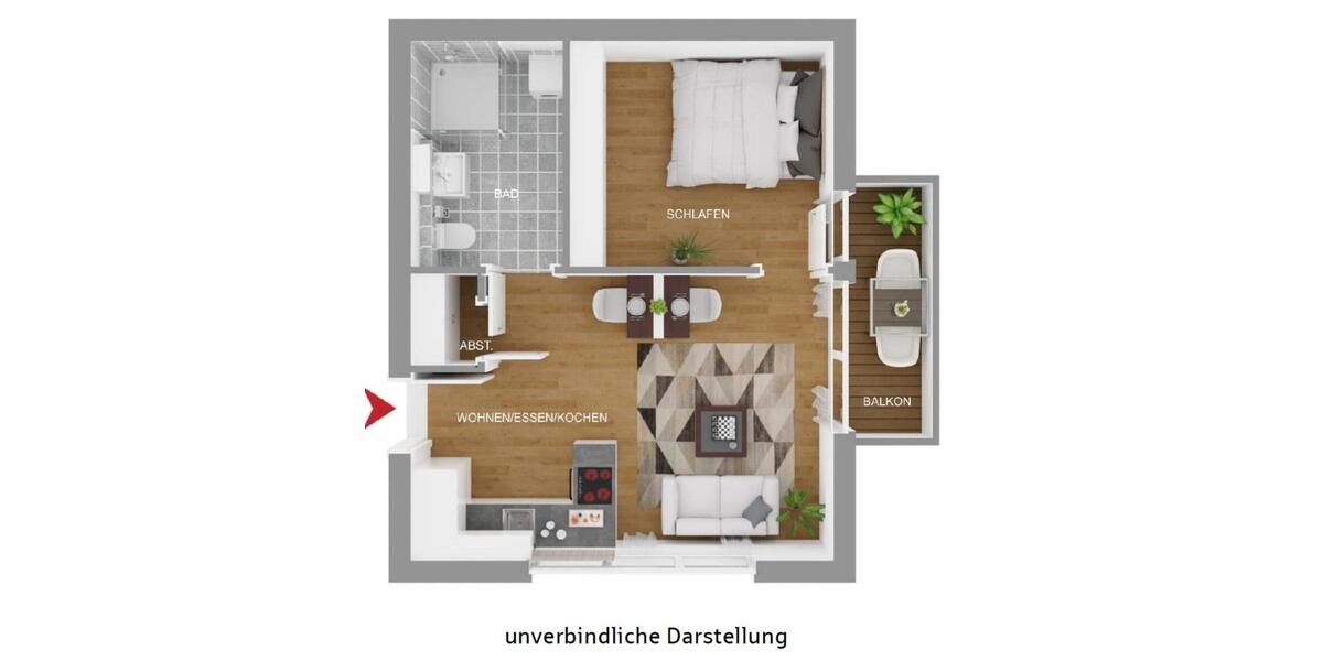 Neubau-Wohnung zu Vermieten in Ibbenbüren West 2 zimmer