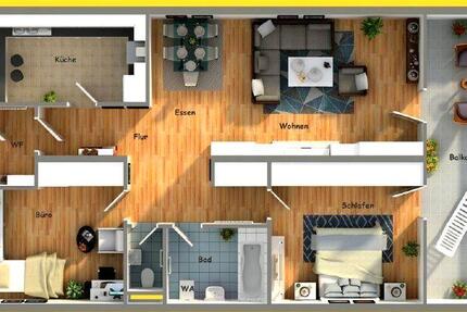 Wohnung Albstadt Gemarkung Onstmettingen - 3.5 Zimmer, 85 m&sup2;, 990&euro; | Angebot:26625628
