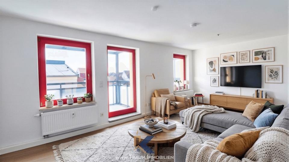 Etagenwohnung Mühlhausen (Thüringen) - 2 Zimmer, 60 m&sup2;, 391&euro; | Angebot:26283615