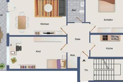 Wohnung Kerpen Buir - 3 Zimmer, 86 m&sup2;, 1.175&euro; | Angebot:26152423