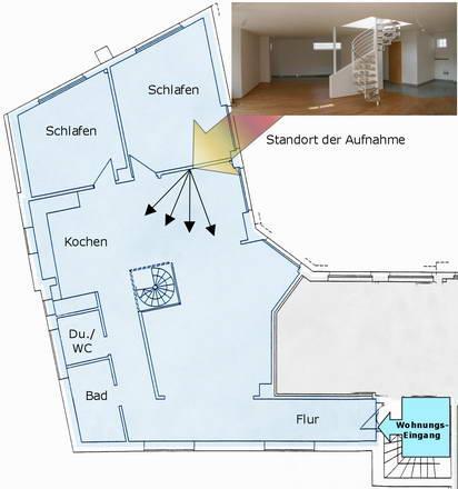 Maisonettenwohnung Pforzheim Dillweißenstein - 3 Zimmer, 152 m&sup2;, 1.330&euro; | Angebot:26030752