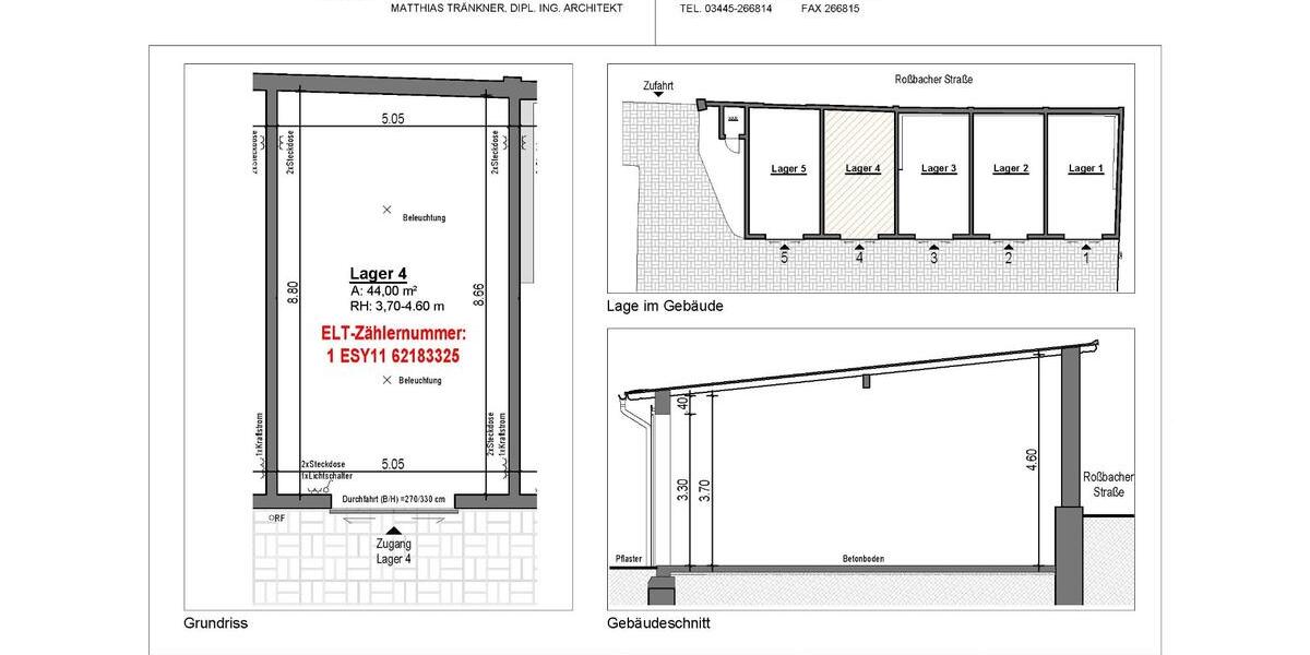 neue Lagerhalle im abgeschlossenen Gewerbehof zimmer