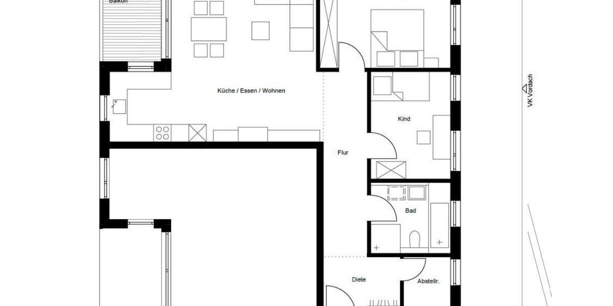 Etagenwohnung Filderstadt - 3 Zimmer, 83 m&sup2;, 1.735&euro; | Angebot:26083489