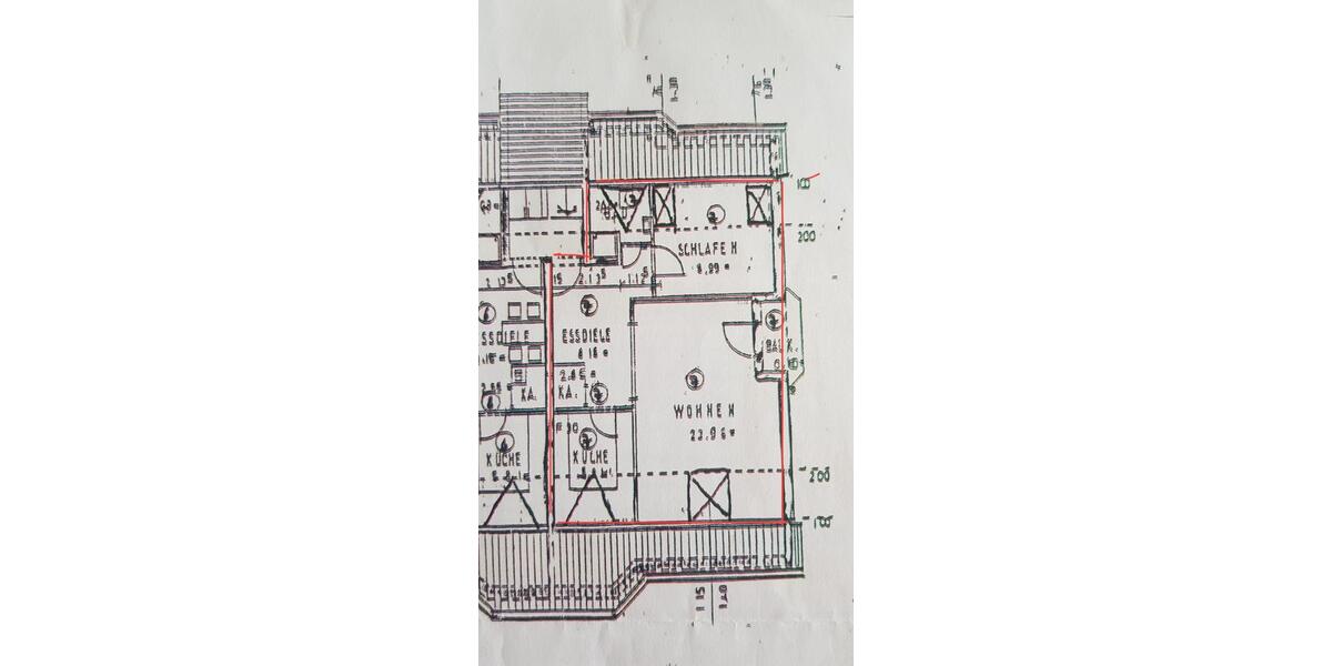 Dachgeschoßwohnung Münzenberg - 2 Zimmer, 55 m&sup2;, 850&euro; | Angebot:26493158