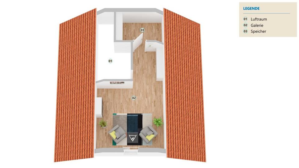 Dachgeschoßwohnung Möckmühl - 3 Zimmer, 73 m&sup2;, 694&euro; | Angebot:24919333