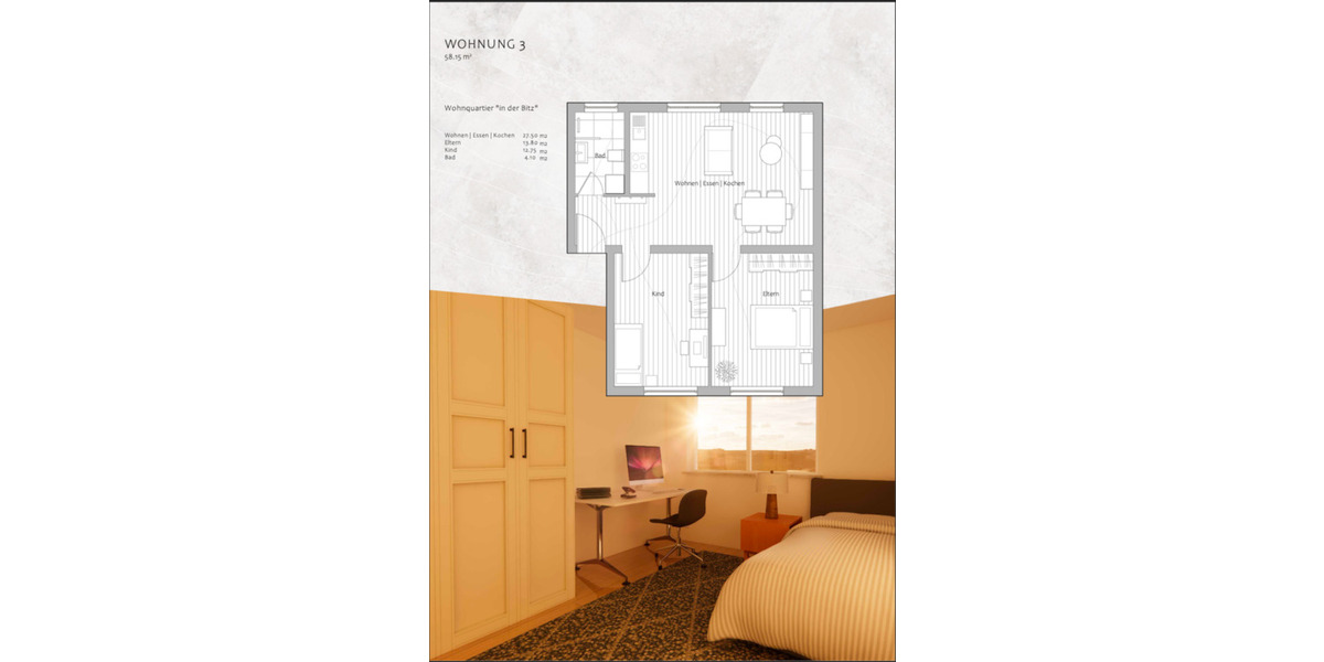 3. Exklusive Mietwohnung | Kernsanierung | Erstbezug | Modernes Wohndesign 3 zimmer