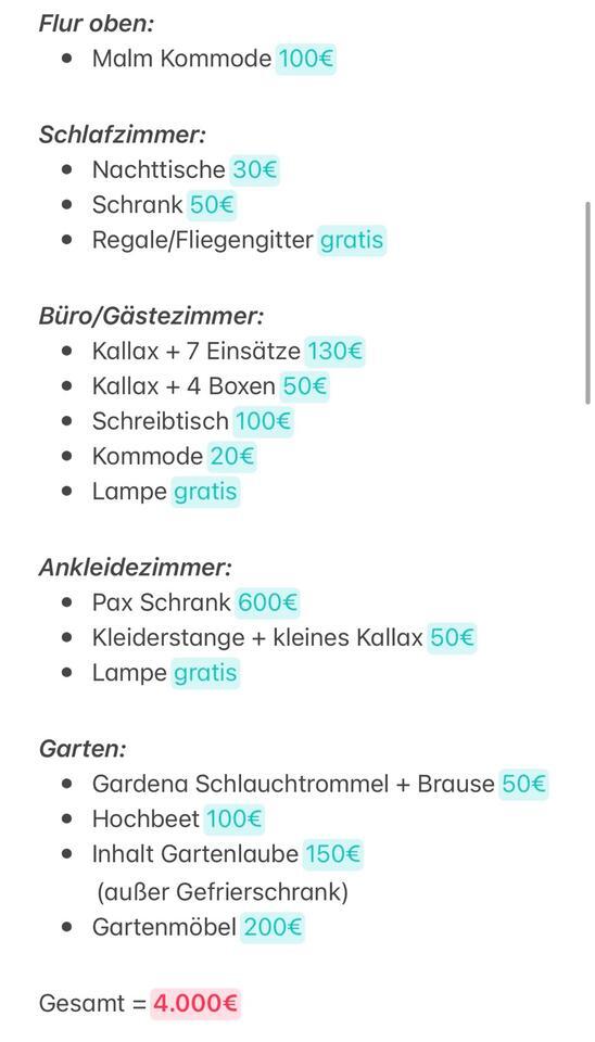 Nachmieter: Maisonette-Wohnung 115 m² mit Garten & 2 Stellplätzen
