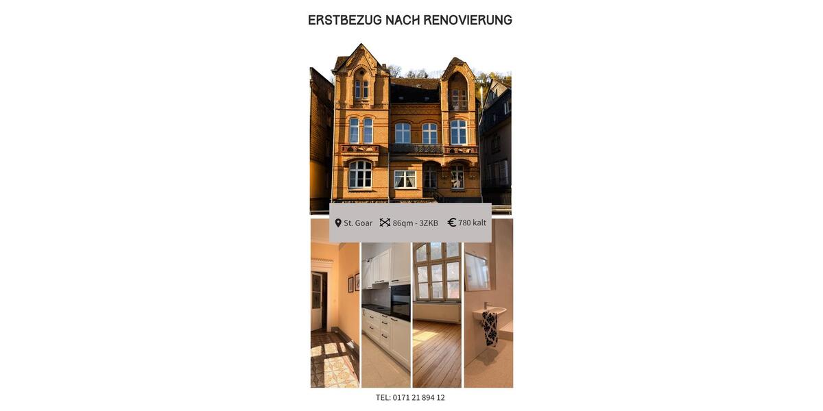 Etagenwohnung Sankt Goar - 3 Zimmer, 86 m&sup2;, 780&euro; | Angebot:26332258