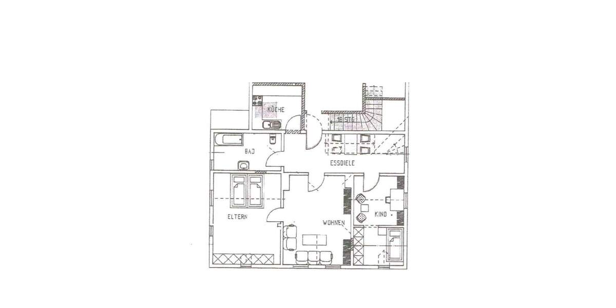 Etagenwohnung Bodenwerder Kemnade - 3 Zimmer, 80 m&sup2;, 440&euro; | Angebot:25769566