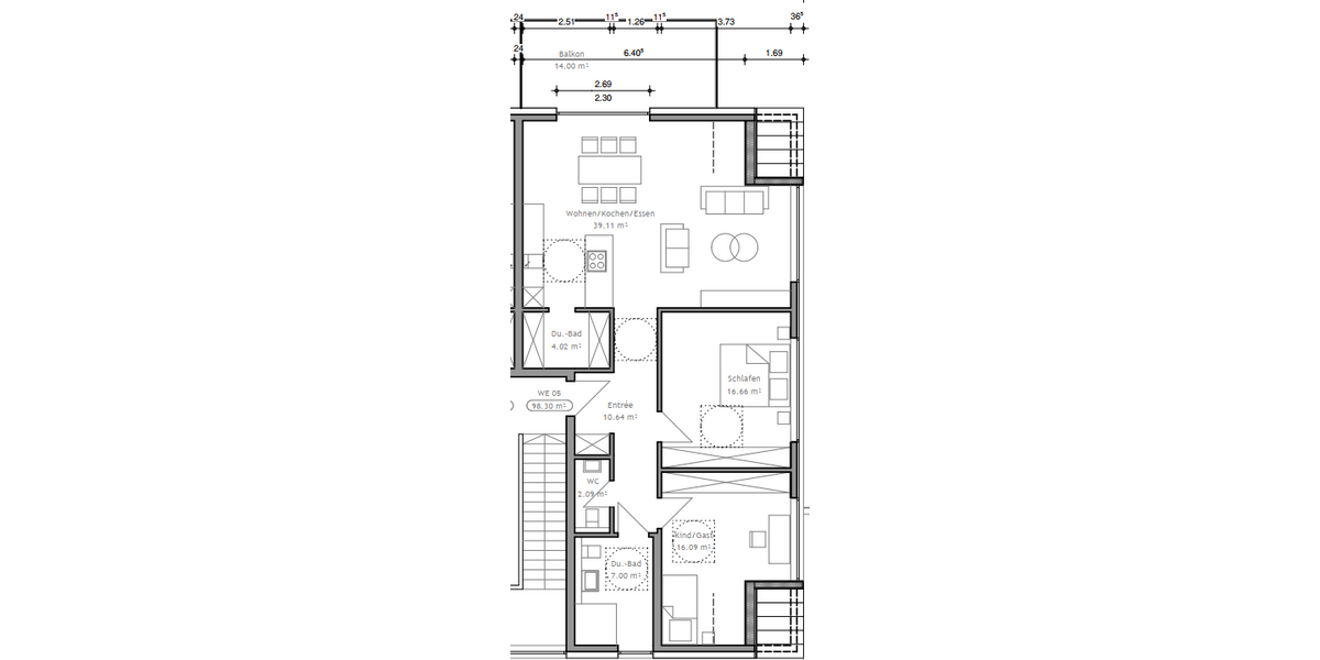 Etagenwohnung Jülich - 3 Zimmer, 99 m&sup2;, 1.335&euro; | Angebot:26765997